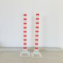 Pair Of Vintage Glass Candlesticks, thumbnail 3 of 4