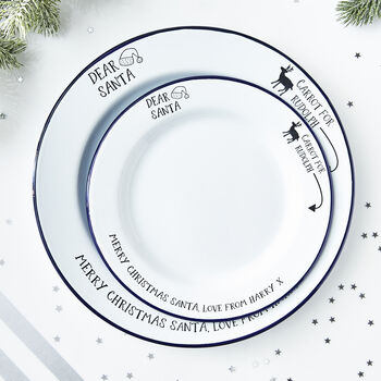 Personalsed Christmas Eve Santa Plate, 3 of 3