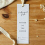 Personalised Wedding Reserved Seat Signs Wedding Roles, thumbnail 4 of 5