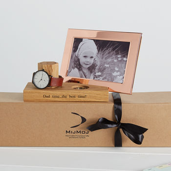 Personalised Bedside Watch Stand With Photo Frame, 8 of 9