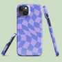 Crazy Check Multiple Colour Options Snap Phone Case For iPhone And Samsung, thumbnail 2 of 11