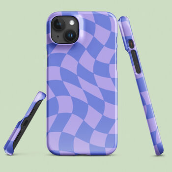 Crazy Check Multiple Colour Options Snap Phone Case For iPhone And Samsung, 2 of 11