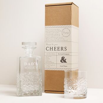 Personalised Whisky Glass And Decanter Set, 5 of 10