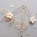 Petal Wedding Hair Pin Set Of Three By Jewellery Made By Me ...