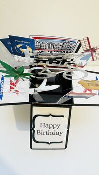 Personalisable Amsterdam Themed 3D Greeting/Gift Card, 7 of 7