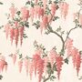 Wisteria Coral Floral Wallpaper, thumbnail 3 of 4