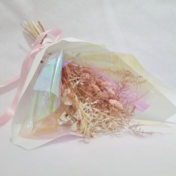 Pastel Pink Dried Flower Bouquet, 2 of 4
