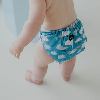 'Fluffy Clouds' Modern Cloth Nappy By Pēpi Collection, 3 of 12
