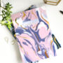 Hand Marbled Gold Foil Notebook Pack, thumbnail 7 of 9