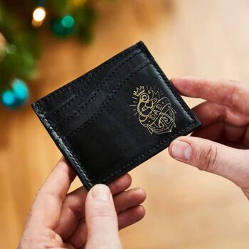 Dad Tattoo Leather Card Holder, 5 of 8