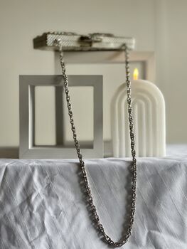 Gitega Pink And Silver Bead Clutch, 4 of 6