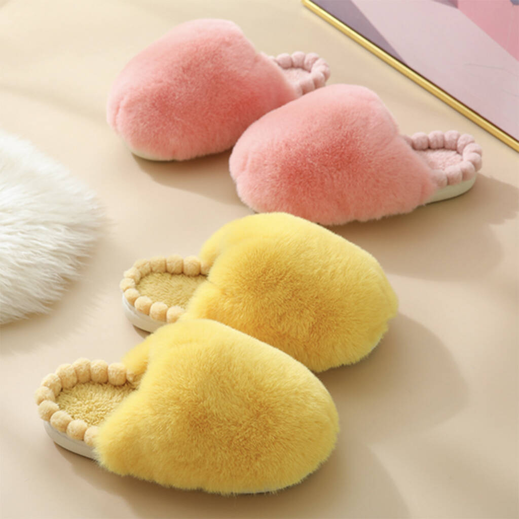 Super Fluffy Slippers With A Personalised Gift Bag, 1 of 6