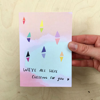We're All Cheering For You Card, 4 of 5