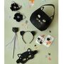 Velvet Black Cat Mask, thumbnail 2 of 3