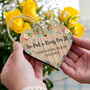 He Put A Ring On It Engagement Gift Hanging Wood Heart, thumbnail 1 of 3