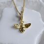 18 K Gold Bee Charm For Women 925, thumbnail 7 of 9
