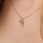 Sterling Silver Necklace With Dolphin Charm, thumbnail 2 of 6