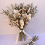 White Dried Wildflower Bouquet, thumbnail 3 of 8