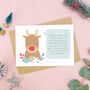 Personalised Reindeer Scratch Card, thumbnail 3 of 10