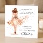 Personalised 18th Birthday Card For Daughter Floral Dress, thumbnail 1 of 8