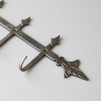 Handmade Iron Coat Rack Hooks. Choice Of Three Designs, 5 of 12
