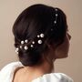 Prue Simple Pearl Wedding Headband, thumbnail 2 of 5
