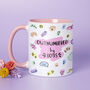 Choose Your Design Outnumbered By Boys Mother's Day Mug, thumbnail 3 of 7