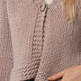 Cropped Cardigan Knitting Kit, thumbnail 5 of 7