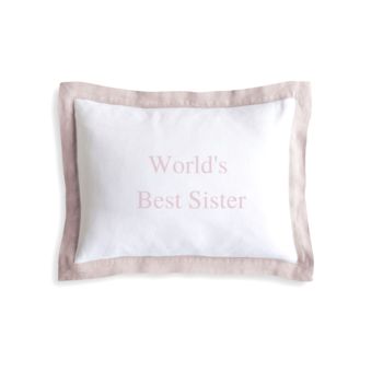Worlds Best Sister Cushion With French Border, 2 of 2