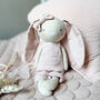 Pink Linen Soft Toy Bunny Rabbit, thumbnail 1 of 5