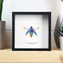 Blue Jewel Beetle Handcrafted Frame, thumbnail 1 of 3
