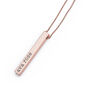 Personalised Rose Gold Plated Bar Necklace, thumbnail 12 of 12