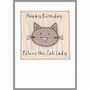 Personalised Cat Birthday Card For Her, thumbnail 11 of 12