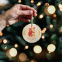 Couple's Or Baby's First Christmas Bear Family Bauble, thumbnail 3 of 11