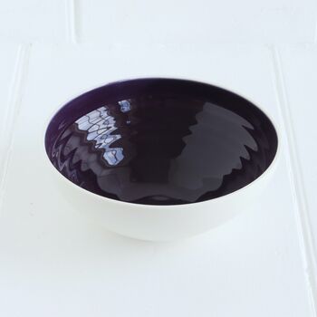 Handmade Colourful Porcelain Pasta Bowl, 5 of 12