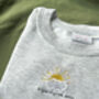 Brighter Days Are Coming Embroidered Sweatshirt, thumbnail 6 of 6