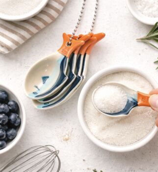 Sardine Ceramic Measuring Spoons, 2 of 4