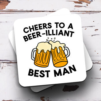 'Cheers To A Brilliant Best Man' Personalised Mug, 3 of 3
