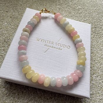 Candy Pastel Beaded Bracelet, 3 of 3