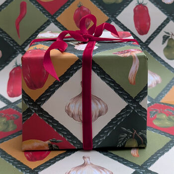 Vintage Food Themed Wrapping Paper, 5 of 7