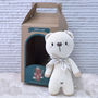 Personalised Hand Knitted First Teddy Bear, thumbnail 6 of 12