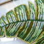 Green Palm Leaf Embroidery Framed Art, thumbnail 5 of 5