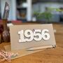Personalised 70th Birthday 1956 Year Card, thumbnail 7 of 9