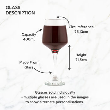 Personalised Engraved Glass, Custom Cocktail Glass Gift For Friends, 10 of 10