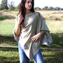 Personalised Wool Mix Poncho, thumbnail 12 of 12