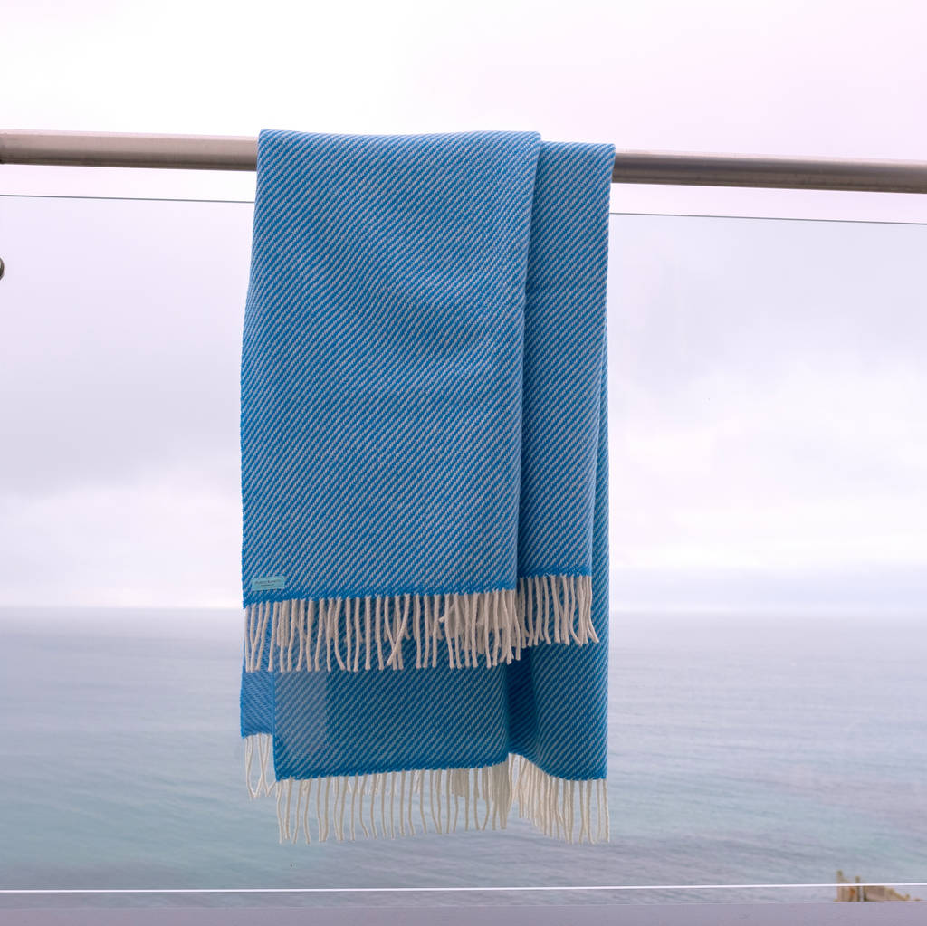 bright merino wool throw by atlantic blankets