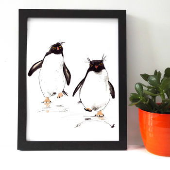 Penguins Print Giclee, 2 of 2