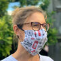 Big Smoke Fabric Reusable Pleated Face Mask Bamboo, thumbnail 3 of 6