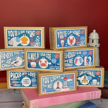You're Clawsome! Mini Matchbox Cross Stitch Kit, 5 of 12