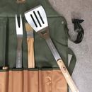 personalised bbq tool set by idyll home | notonthehighstreet.com